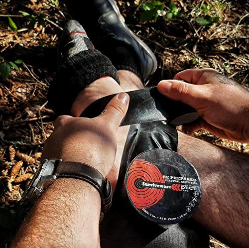 Surviveware Waterproof Duct Tape for Camping and Emergency Use