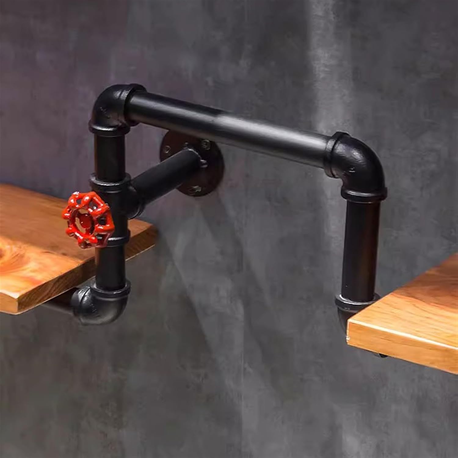 GRFIT Wall-Mounted Wine Rack with Industrial Style