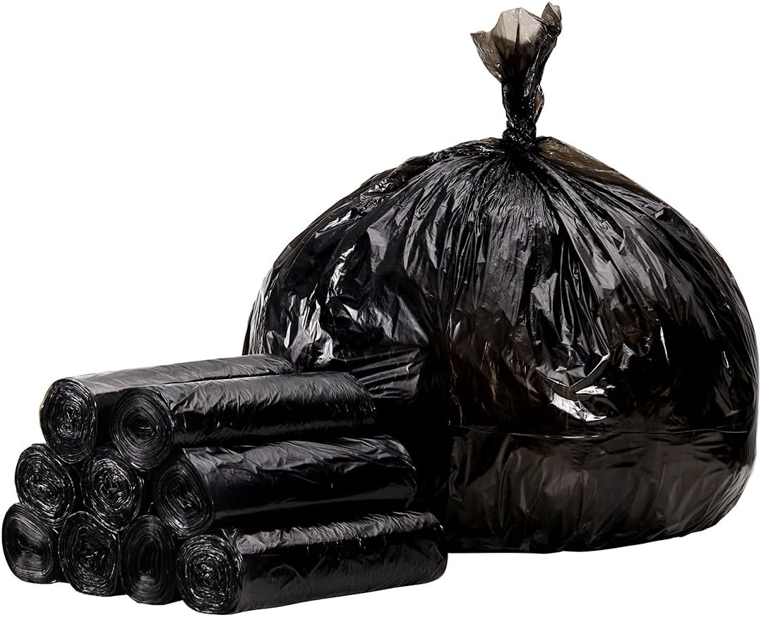 TYPLASTICS 24x24 Black Can Liner 1000 Count Roll