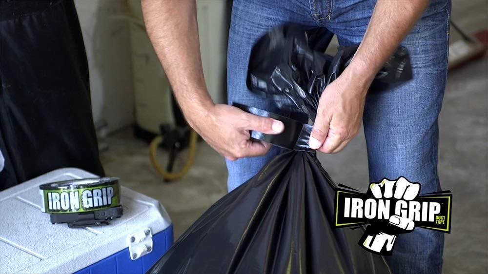 IPG Iron Grip Heavy Duty Duct Tape 188 x 35 yd Black