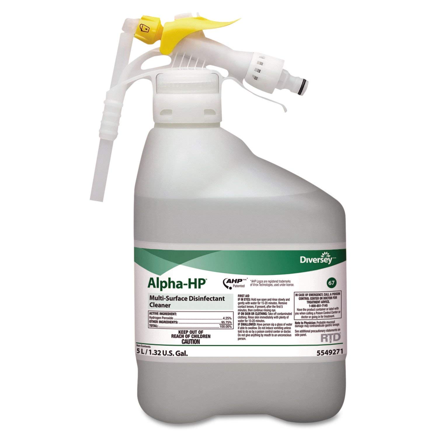 Diversey Alpha-HP Disinfectant Cleaner 5L