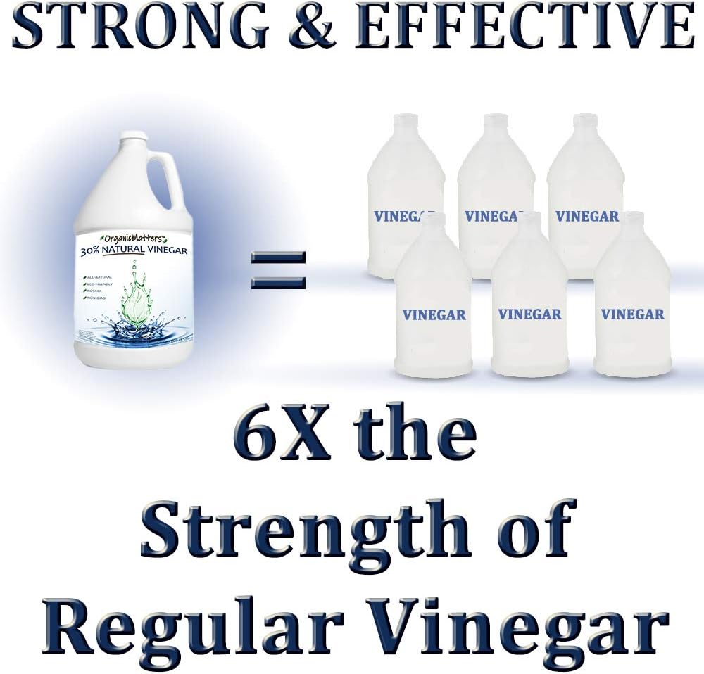 OrganicMatters Vinegar 30 Industrial Cleaner Concentrate 128 oz