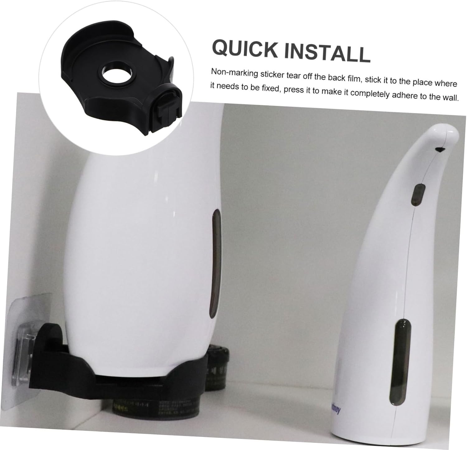 Zerodeko Wall-Mounted Soap Dispenser Holder