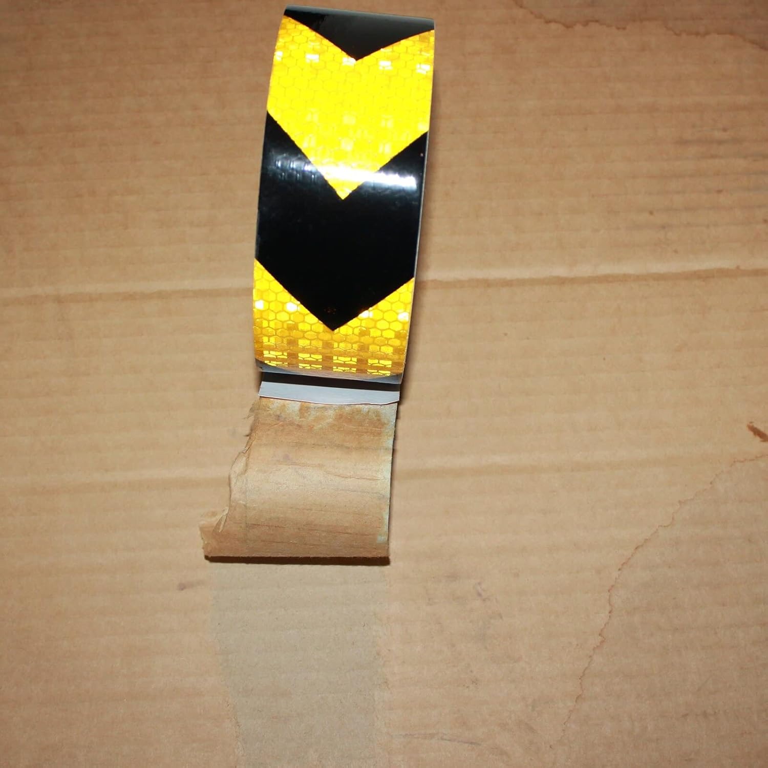 Tuyrchu Reflective Safety Tape 2x68ft Yellow Black