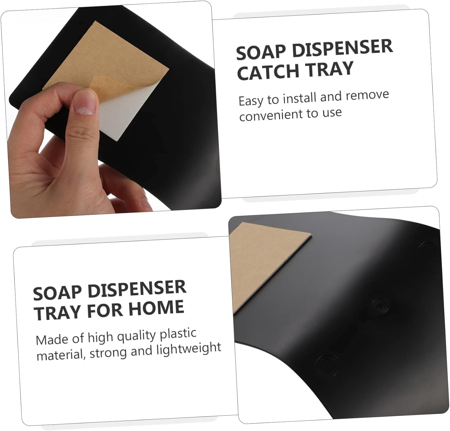 ABOOFAN Plastic Soap Dispenser Tray Drip Catcher