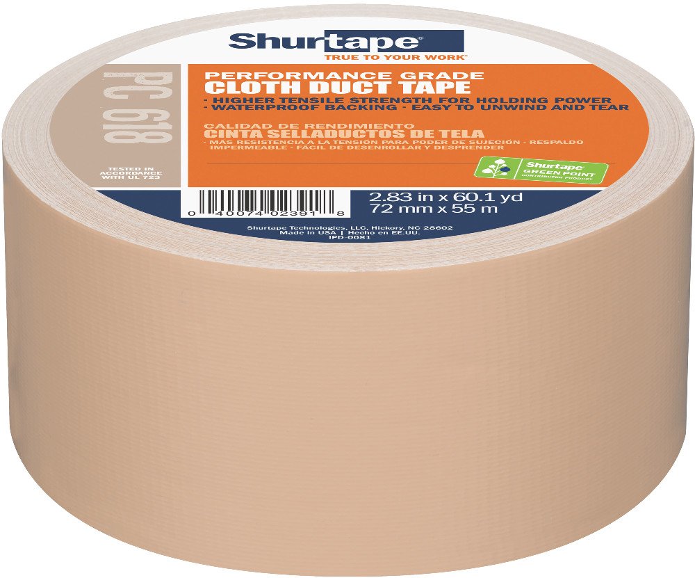 Shurtape PC 618 Duct Tape 72mm x 55m Beige 1 Roll 1