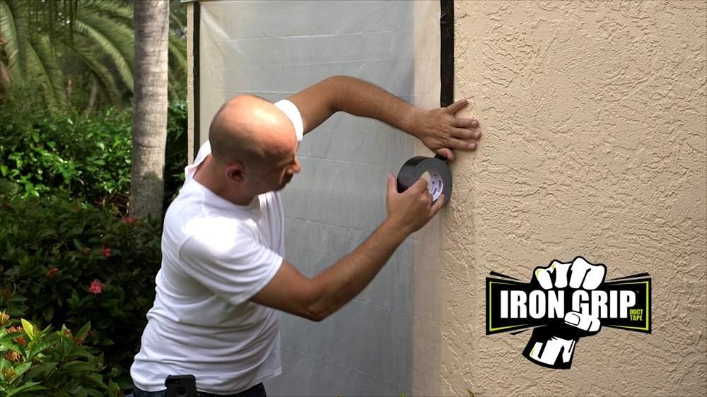IPG Iron Grip Heavy Duty Duct Tape 188 x 35 yd Black