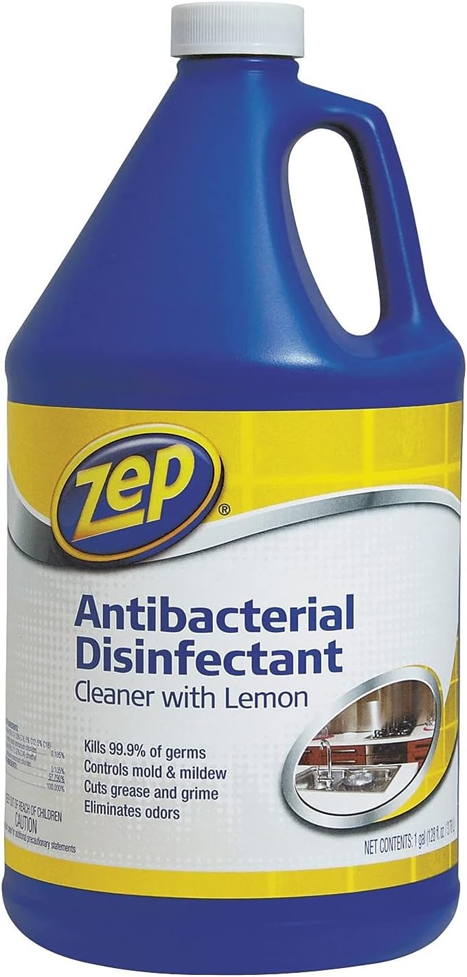 Zep Commercial 1041688 Antibacterial Cleaner with Lemon 1 Gal