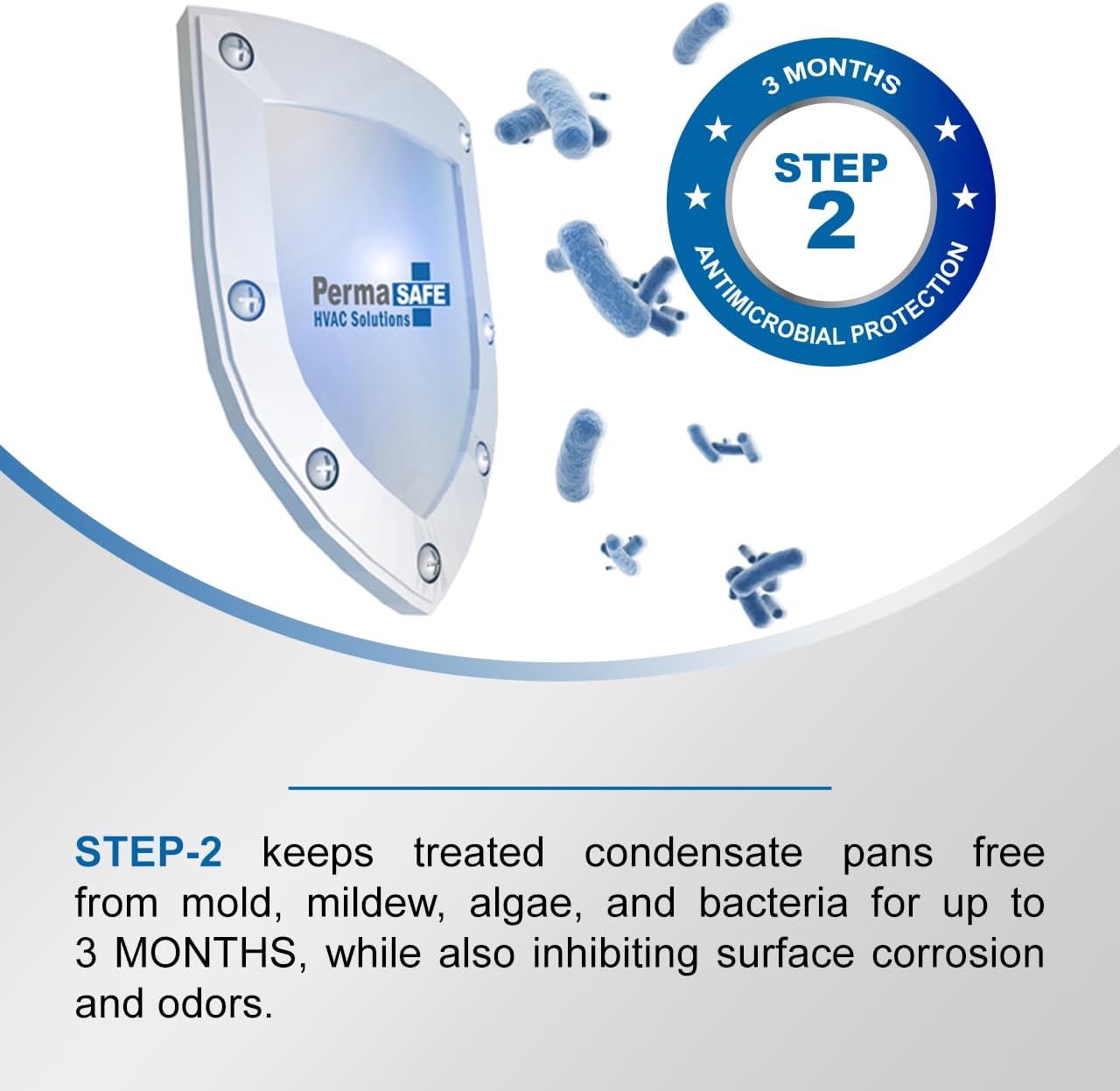 PermaSafe HVAC Condensate Pan Cleaner Shield Kit 1