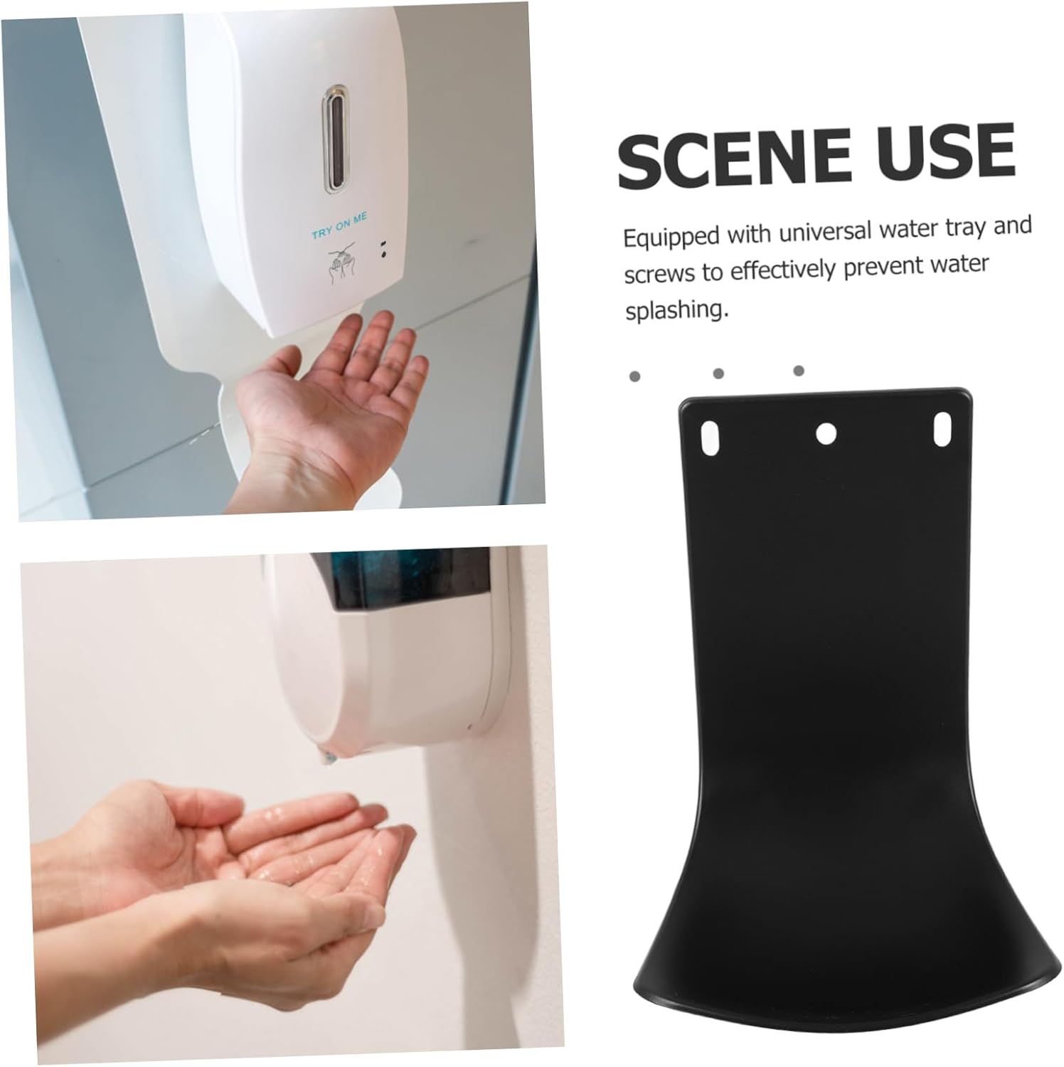 SOLUSTRE Wall Mount Drip Tray for Dispensers