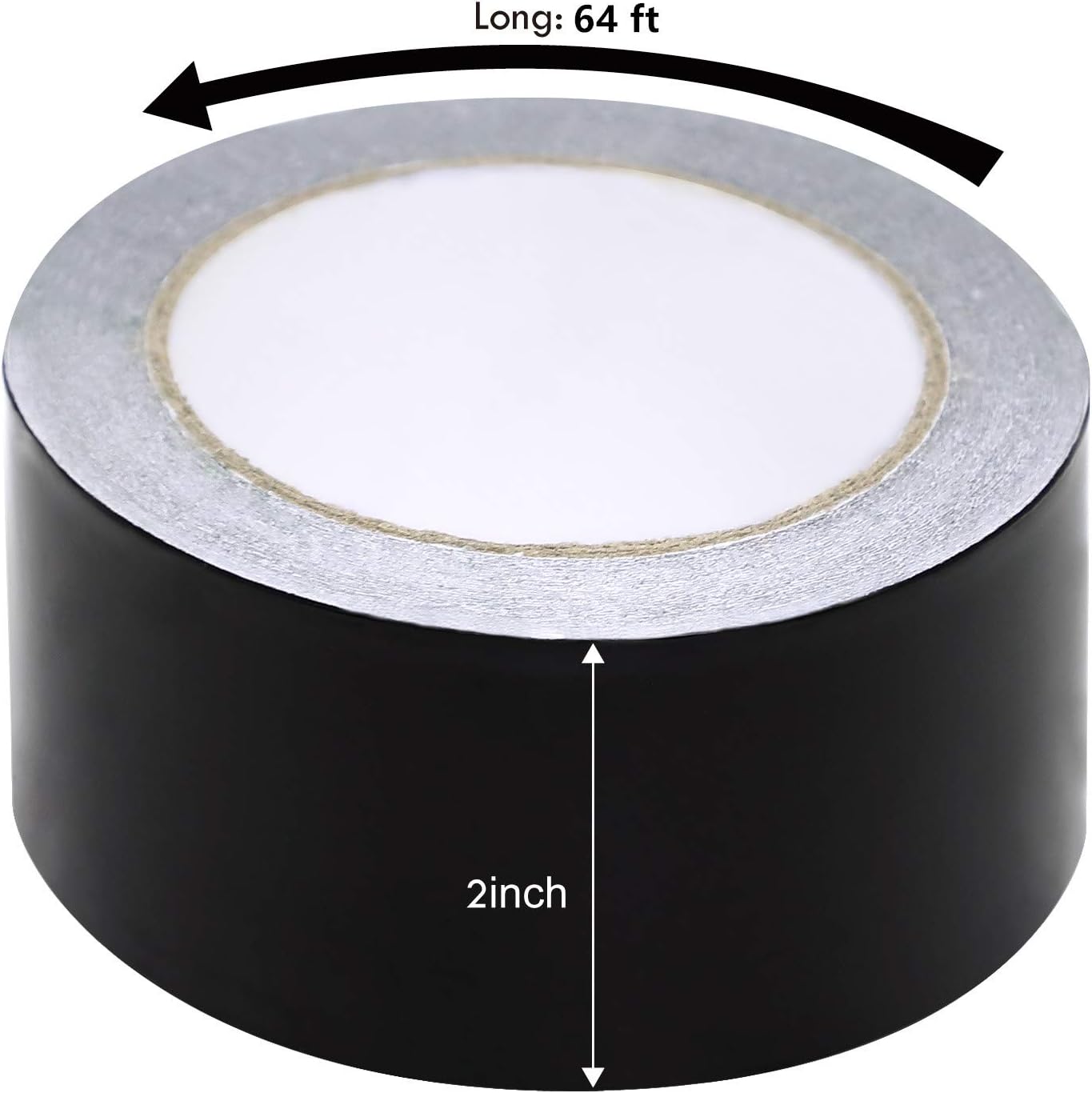 MISSYOUNG 2 Inch x 64 Feet Aluminum Foil Tape