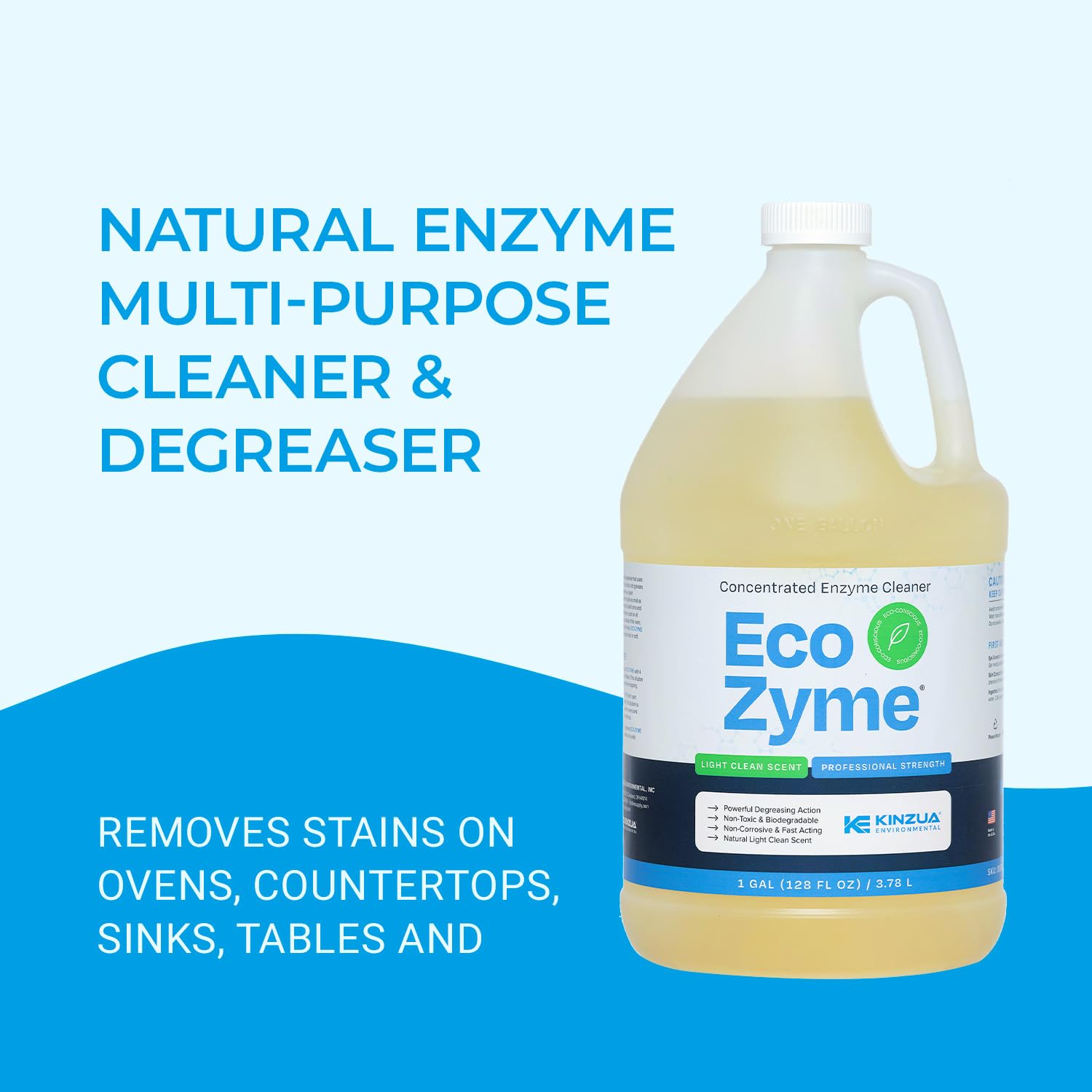 Kinzua Eco-Zyme Multi-Purpose Enzyme Cleaner 1 Gallon