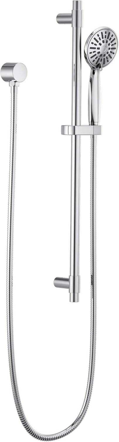 Delta Chrome Handheld Shower with Slide Bar and Detachable Head