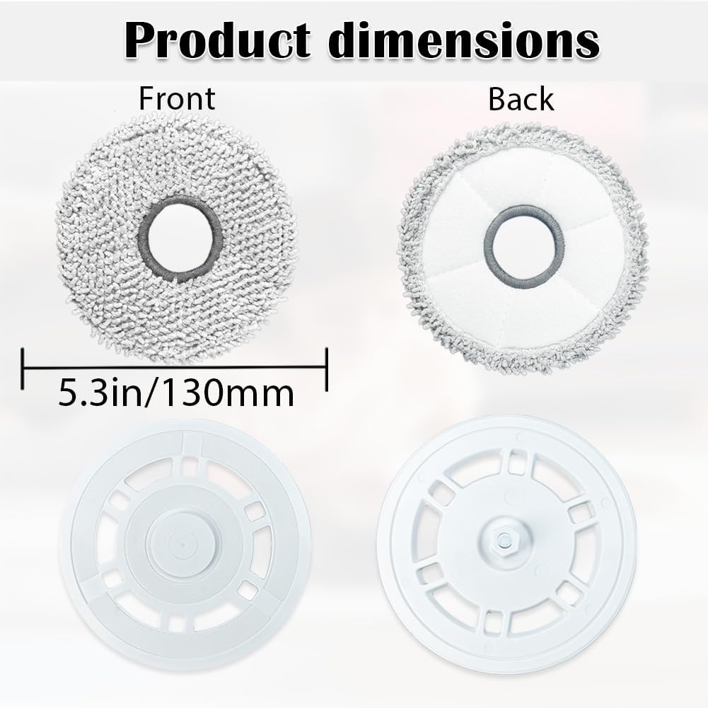 Ytaland 2 Pack Mop Pads Holder for Ecovacs T30 Series