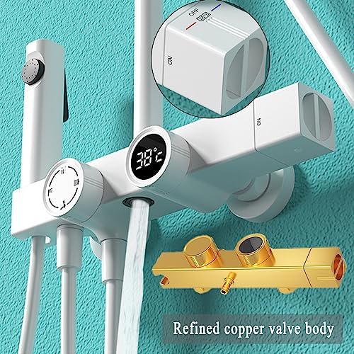 Digital Display Shower Faucet Set with 4 Functions 1