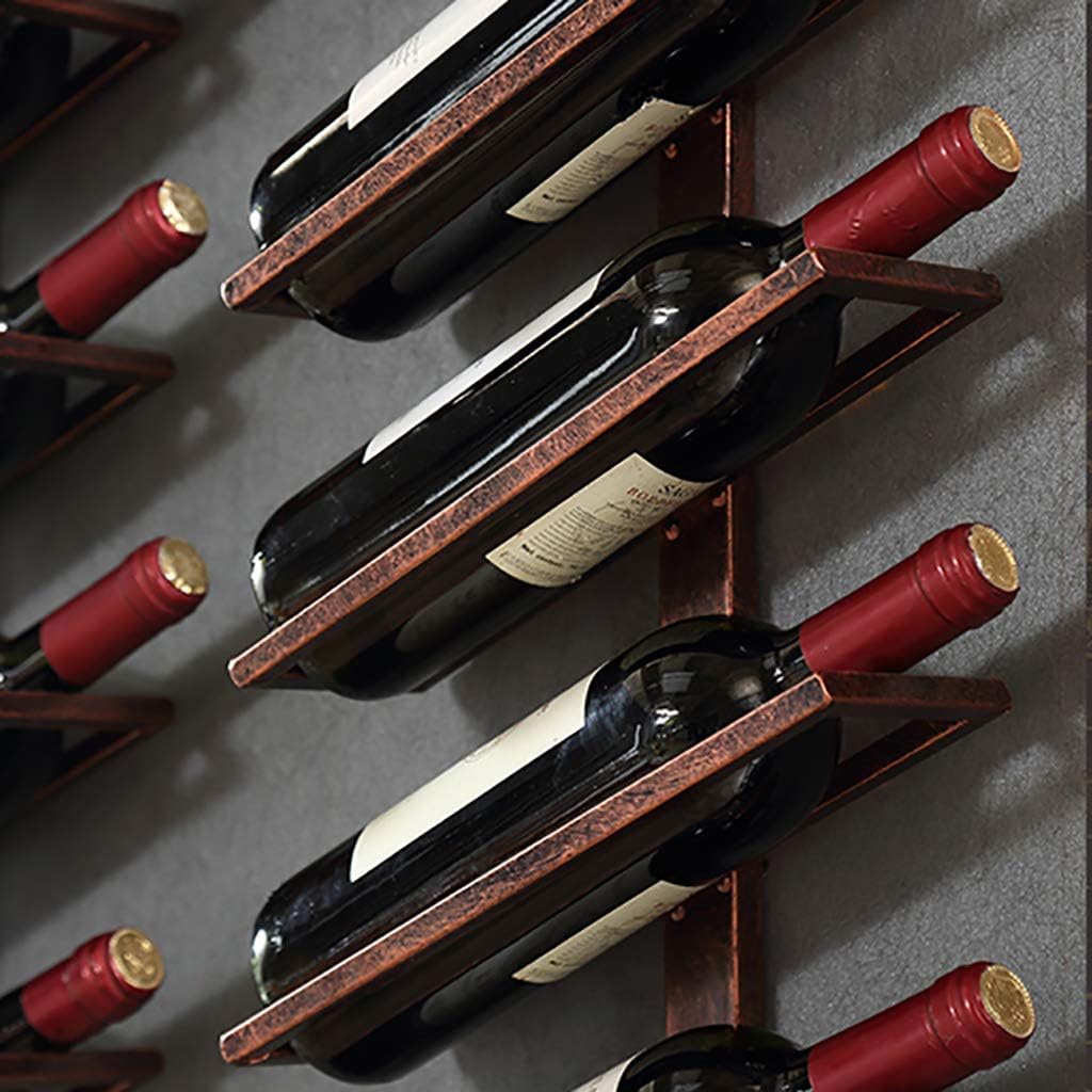 LASEVE Wall Mounted Wine Rack for 4 Bottles