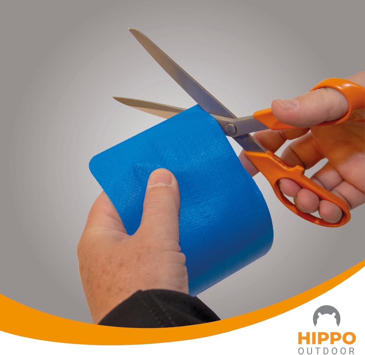 HIPPO OUTDOOR Tarpaulin Repair Tape 16ft Heavy Duty Waterproof Duct Tape