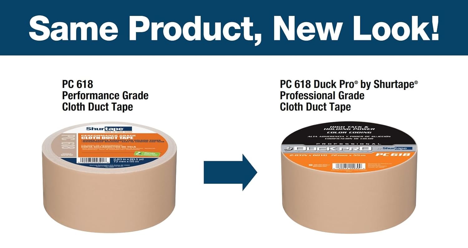 Shurtape PC 618 Duct Tape 72mm x 55m Beige 1 Roll 1