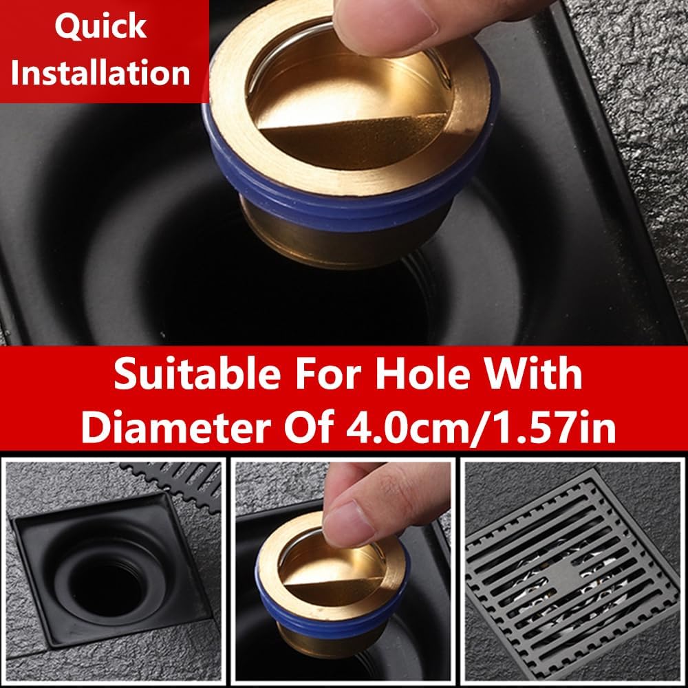 SagaSave Odor Proof Floor Drain Plug