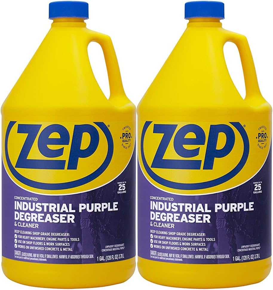 Zep Industrial Purple Cleaner and Degreaser - 1 Gallon Case of 2