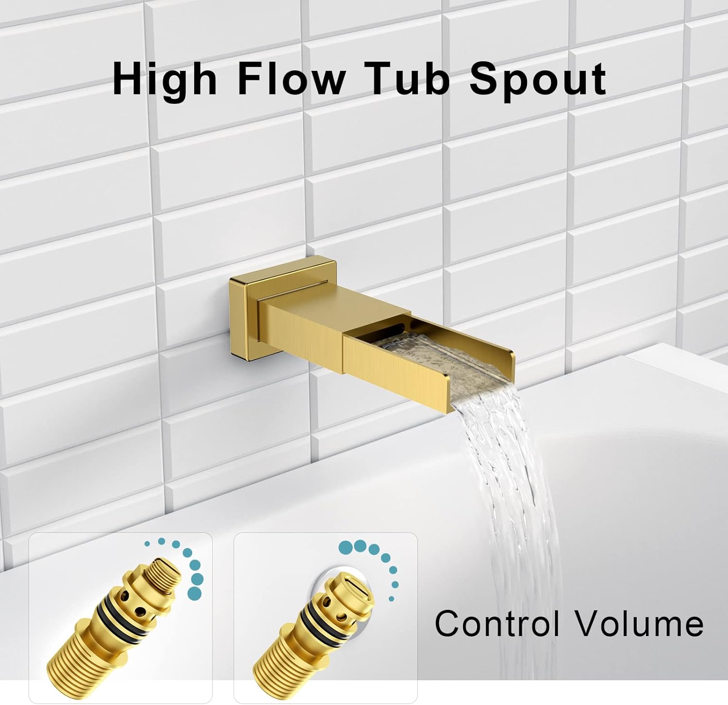 SR SUN RISE 12 Inch All Metal Square Shower System
