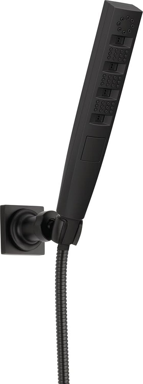 Delta H2Okinetic Hand Held Shower with Hose Matte Black