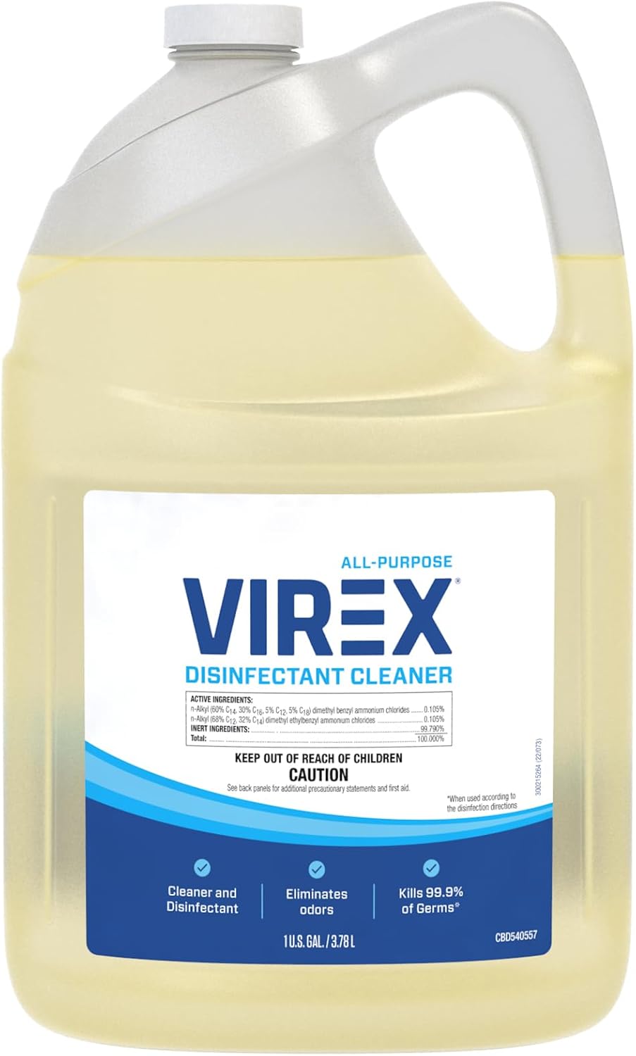 VIREX CBD540557 All Purpose Disinfectant Cleaner - 1 Gallon Lemon Scent