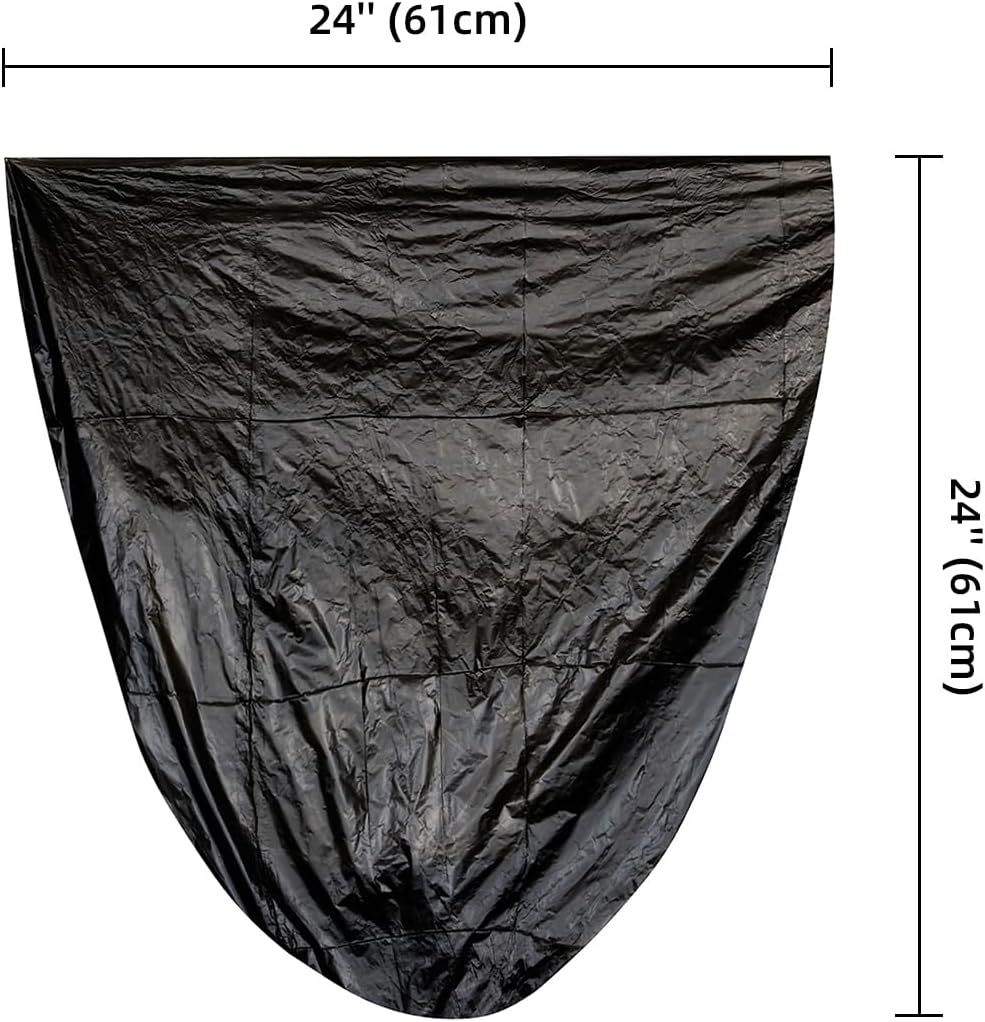 TYPLASTICS 24x24 Black Can Liner 1000 Count Roll