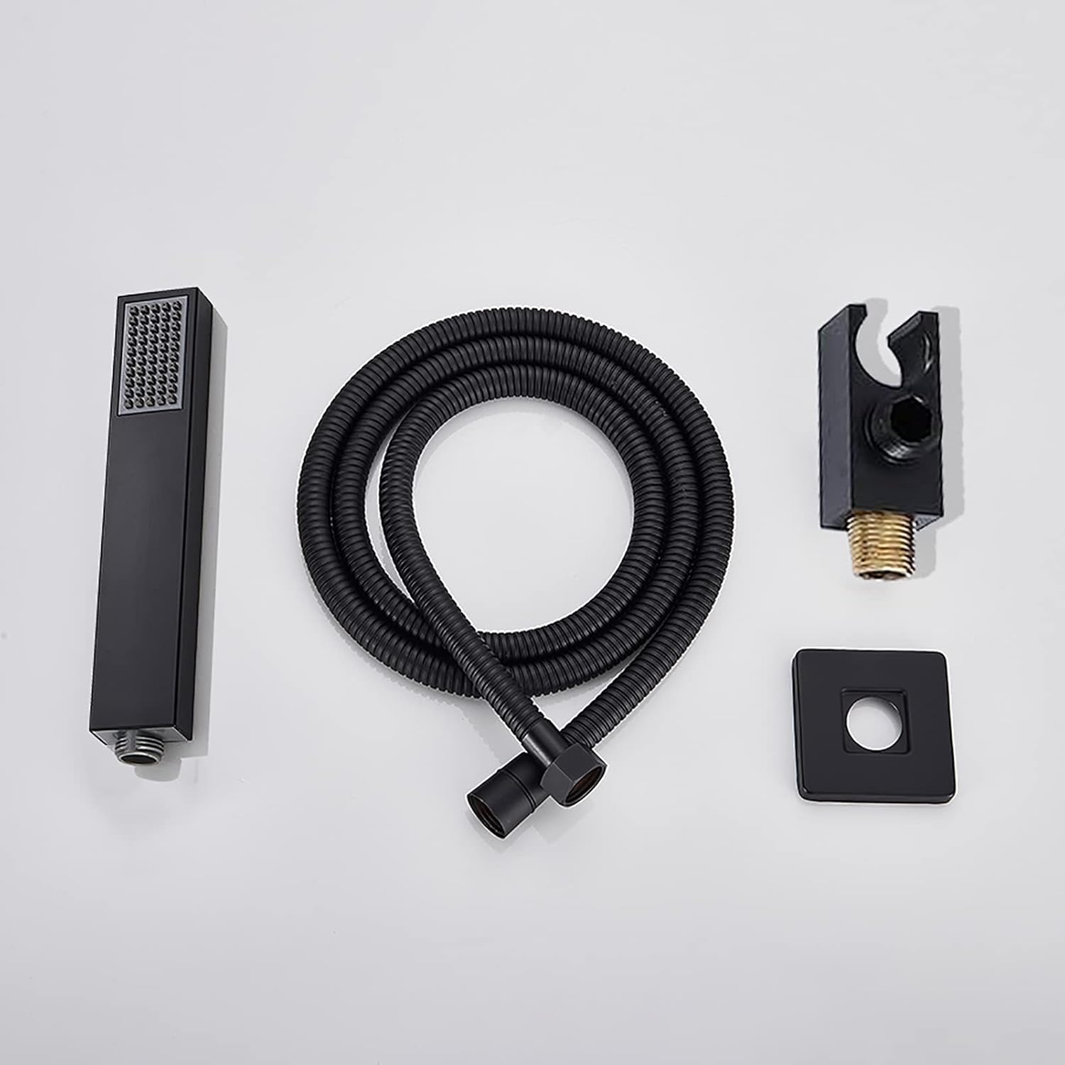 LED Shower Head Set with Waterfall Tub Spout and Handheld Shower