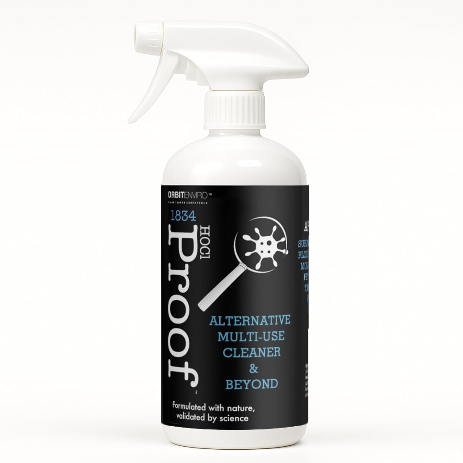 OrbitEnviro Hypochlorous Acid Cleaner 500 PPM 16 fl oz