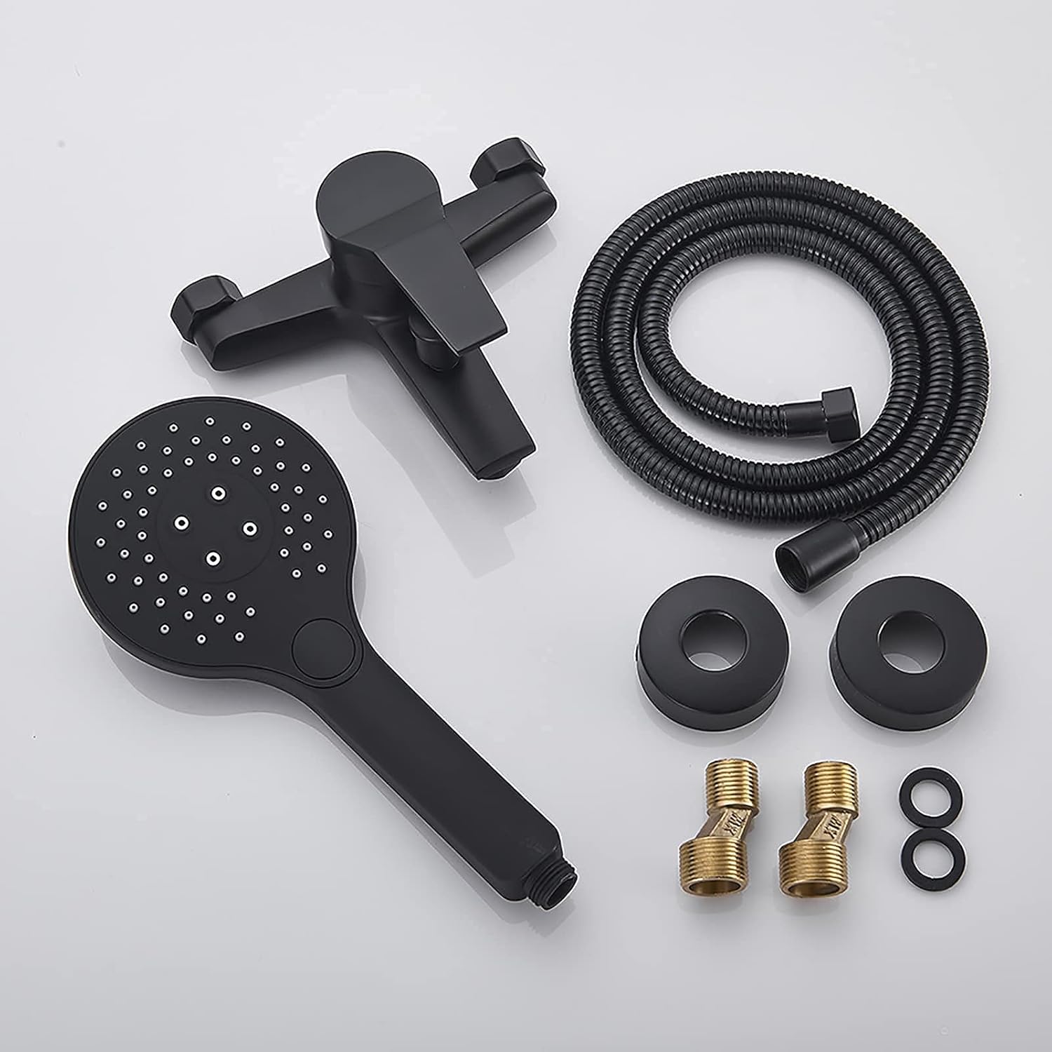 LASEVE Single Handle Tub Faucet with ABS Shower Head 1
