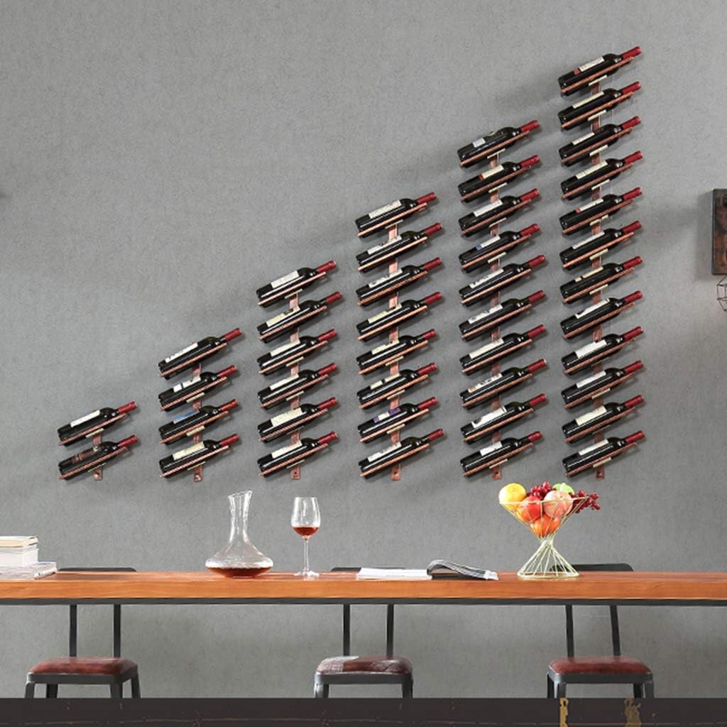 Wall Mounted Wine Rack for 6 Bottles