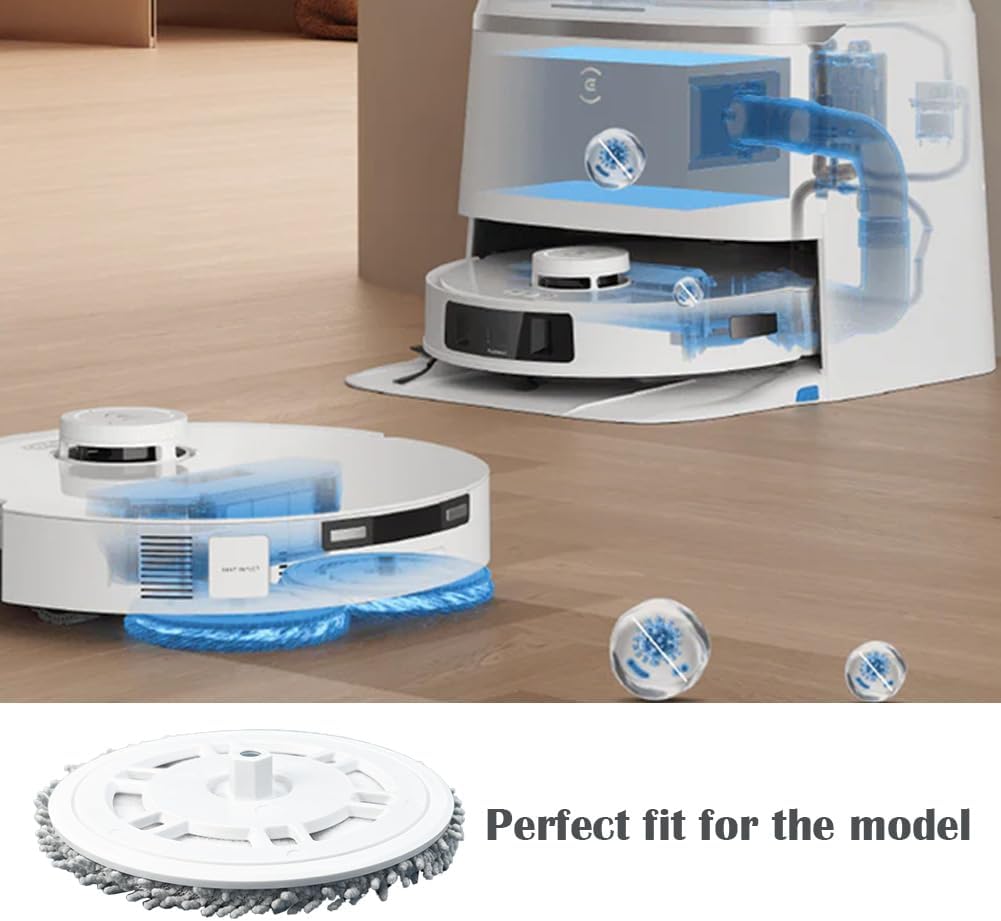 Ytaland 2 Pack Mop Pads Holder for Ecovacs T30 Series
