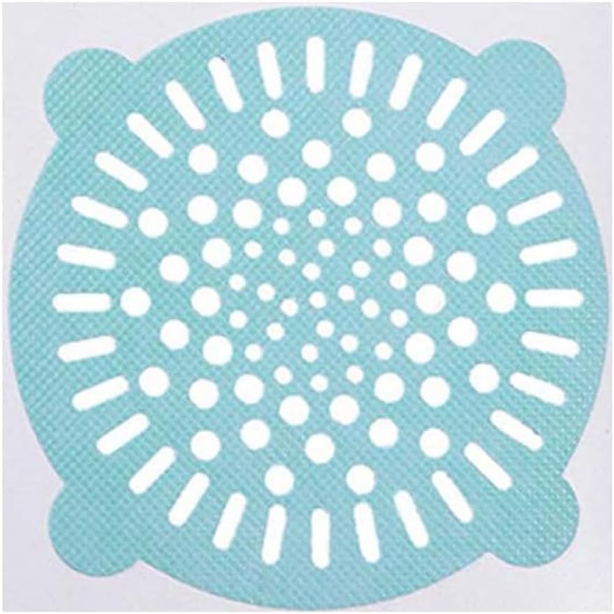 10PCS Amaping Shower Drain Hair Catcher Mesh Stickers