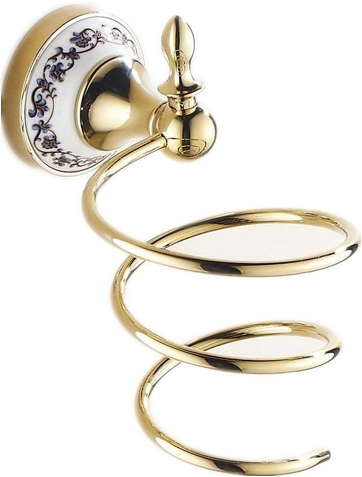 Luxurious Golden Hand Dryer Holder with Mounting Screw