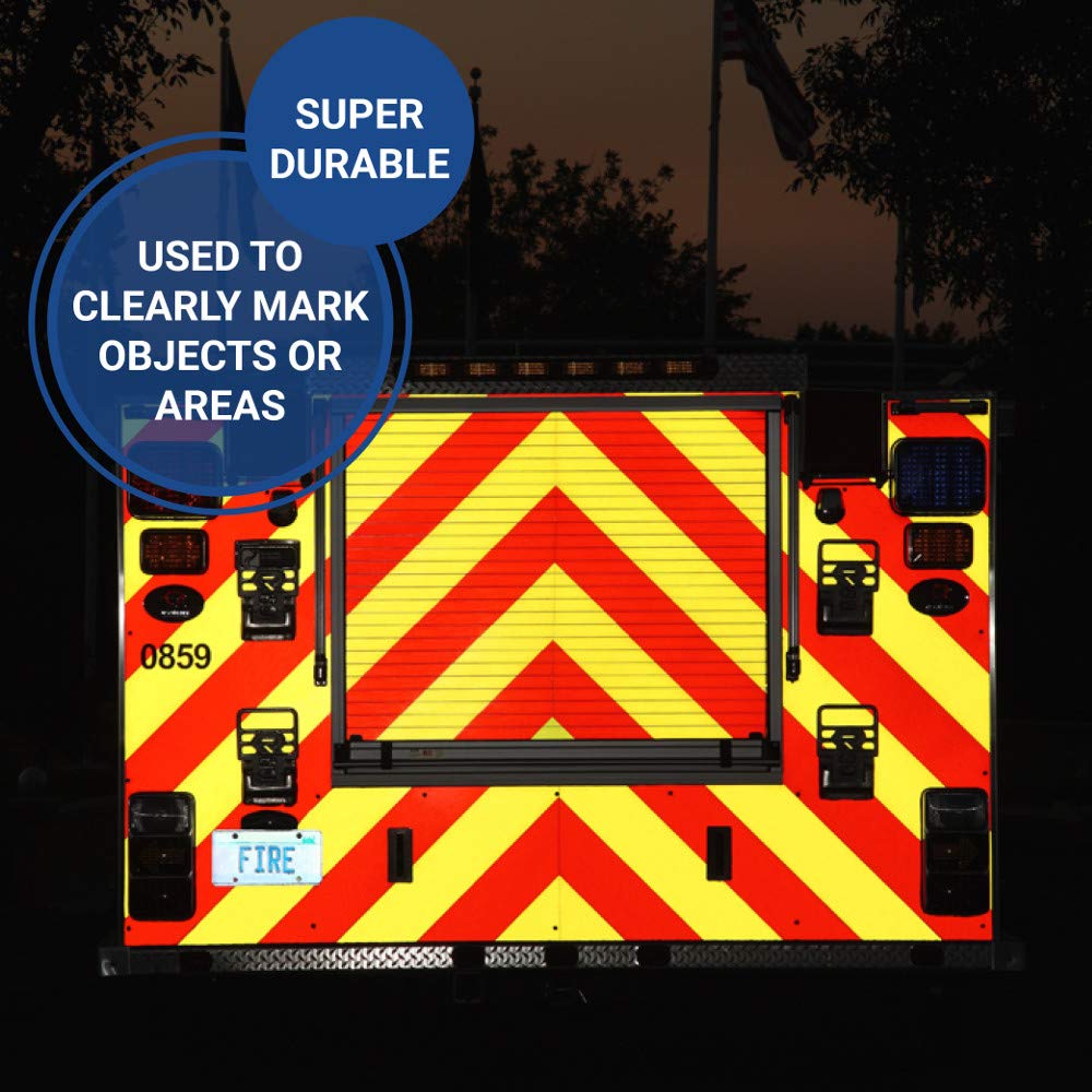 3M 3435 Blue Reflective Tape Roll 6x15ft