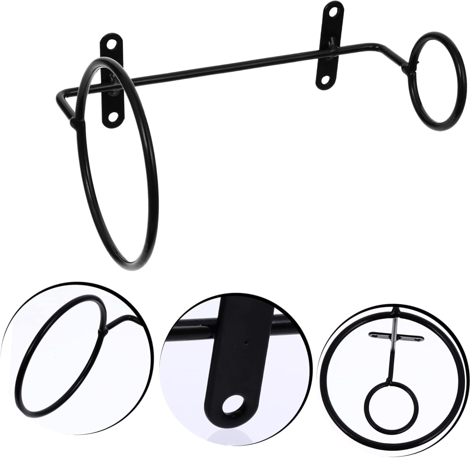 Ciieeo Wall-Mounted Wine Rack 6pcs Stylish Display Holder