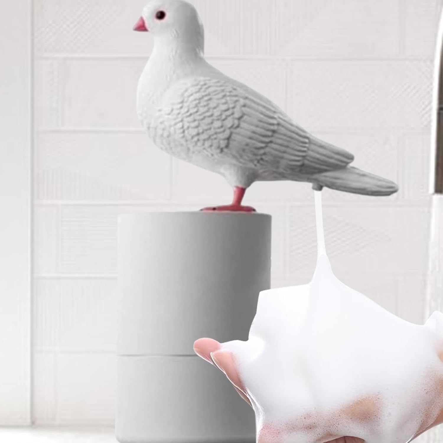 Foaming Soap Dispenser with Sensor Touch - Bird Shape for Kids