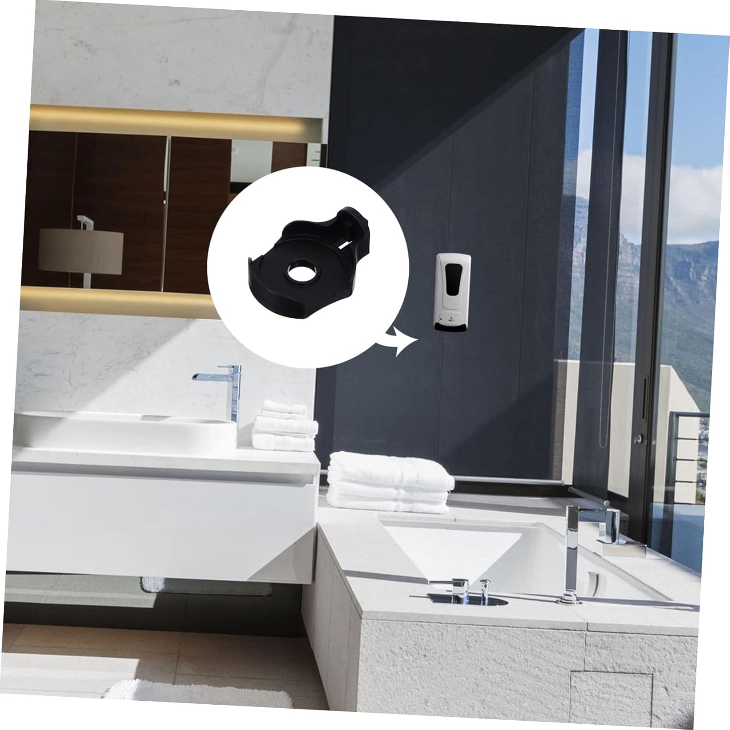 Zerodeko Wall-Mounted Soap Dispenser Holder