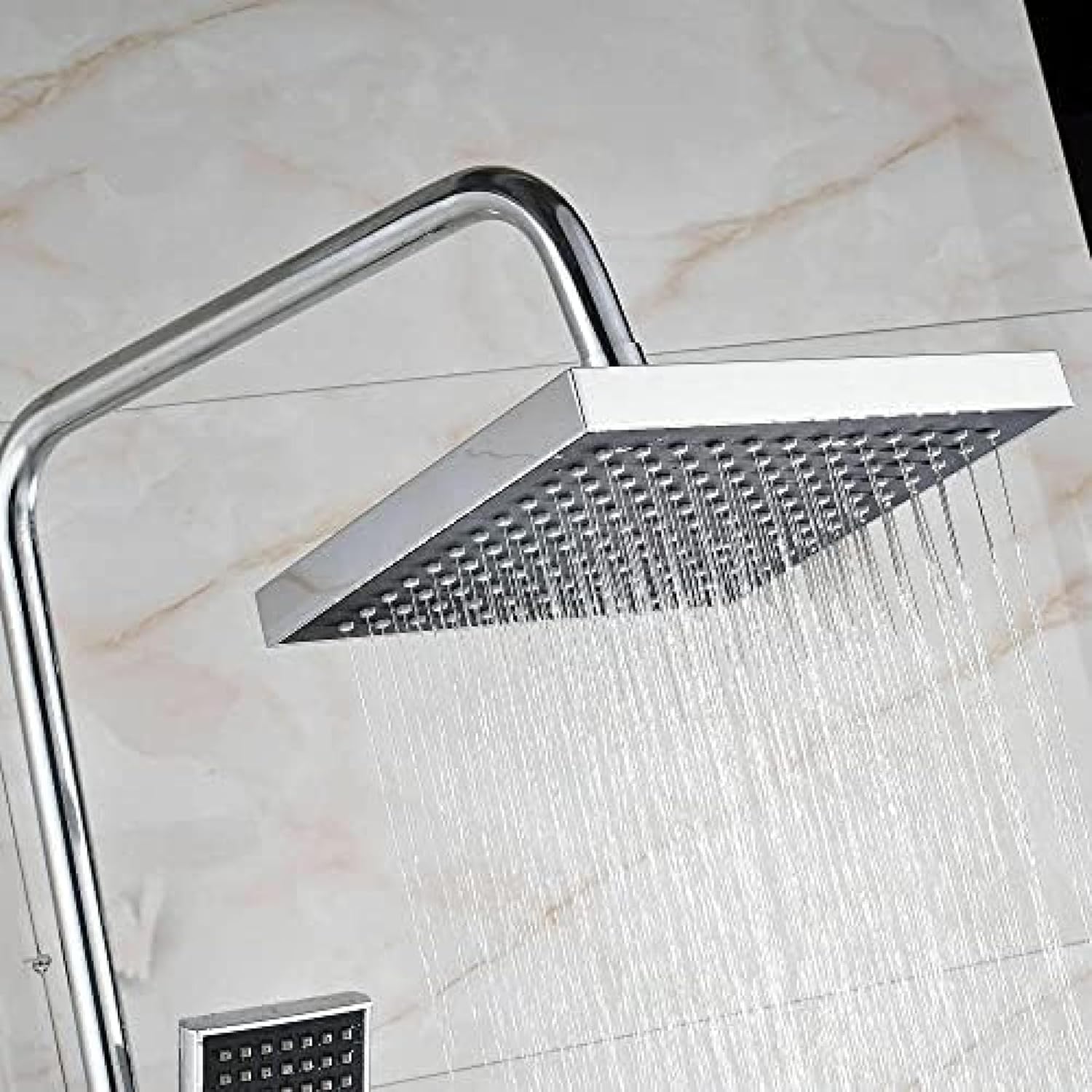 TECKI Rainfall Shower Faucet Trim System