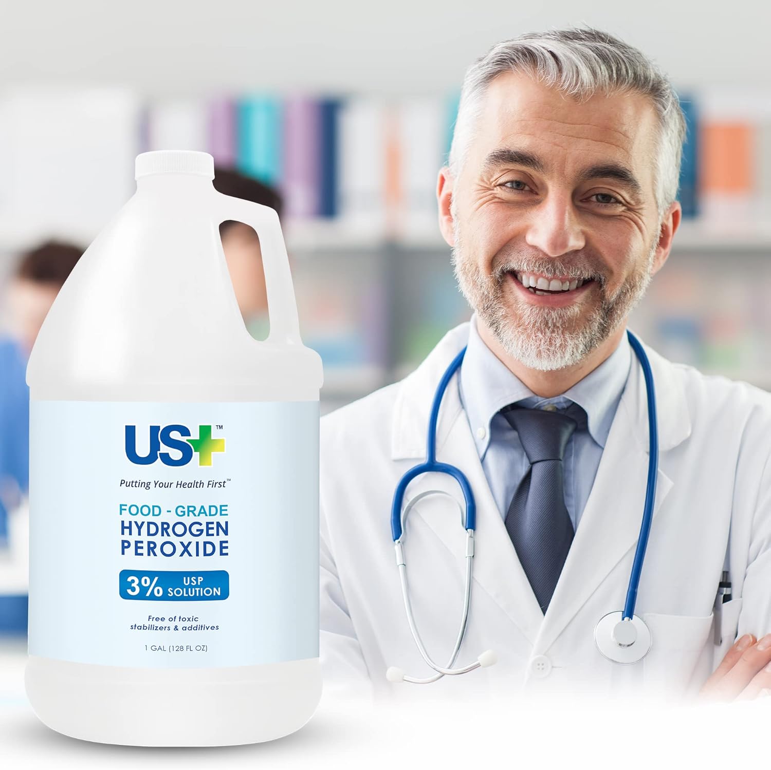 Food Grade 3 Hydrogen Peroxide Cleaner 1 Gallon