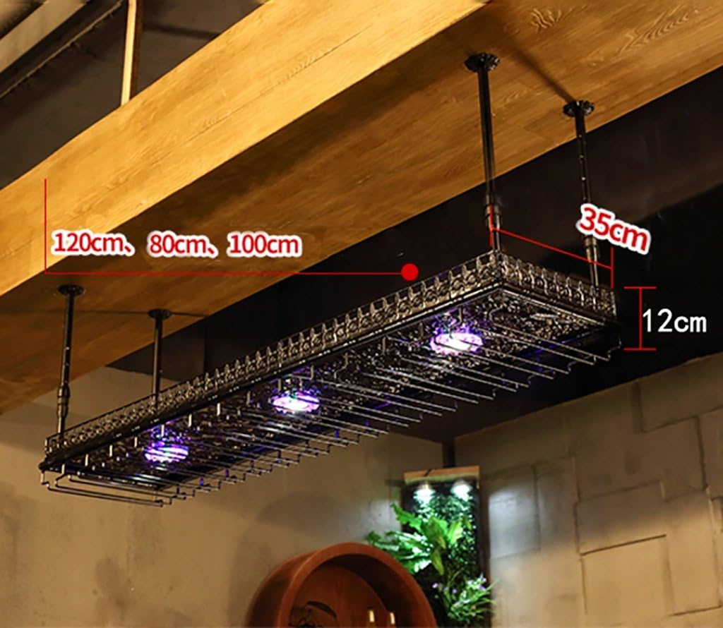 ZJDYDY Hanging Wine Glass Frame Metal Rack
