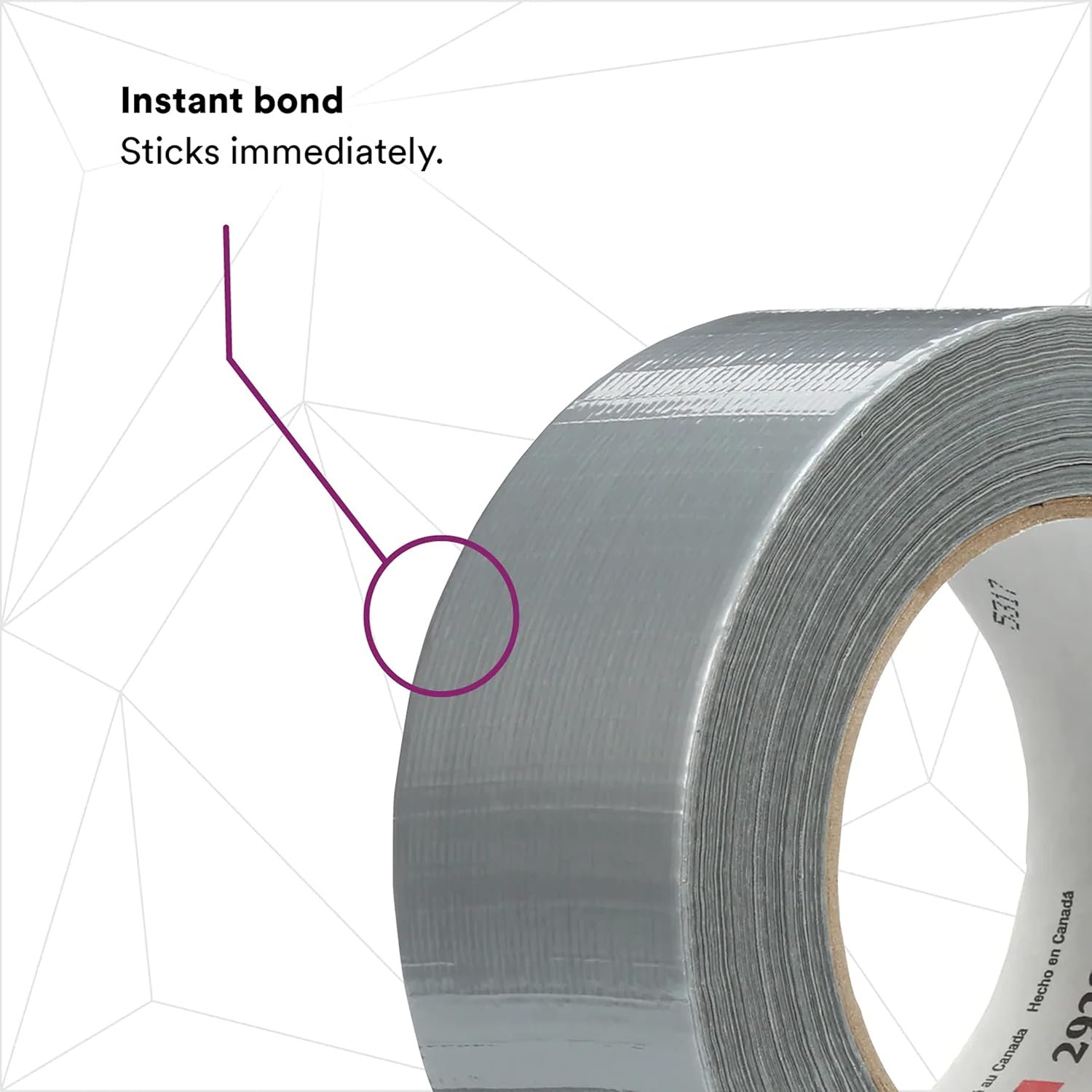 3M Duct Tape 2929 Silver 188in x 50yd