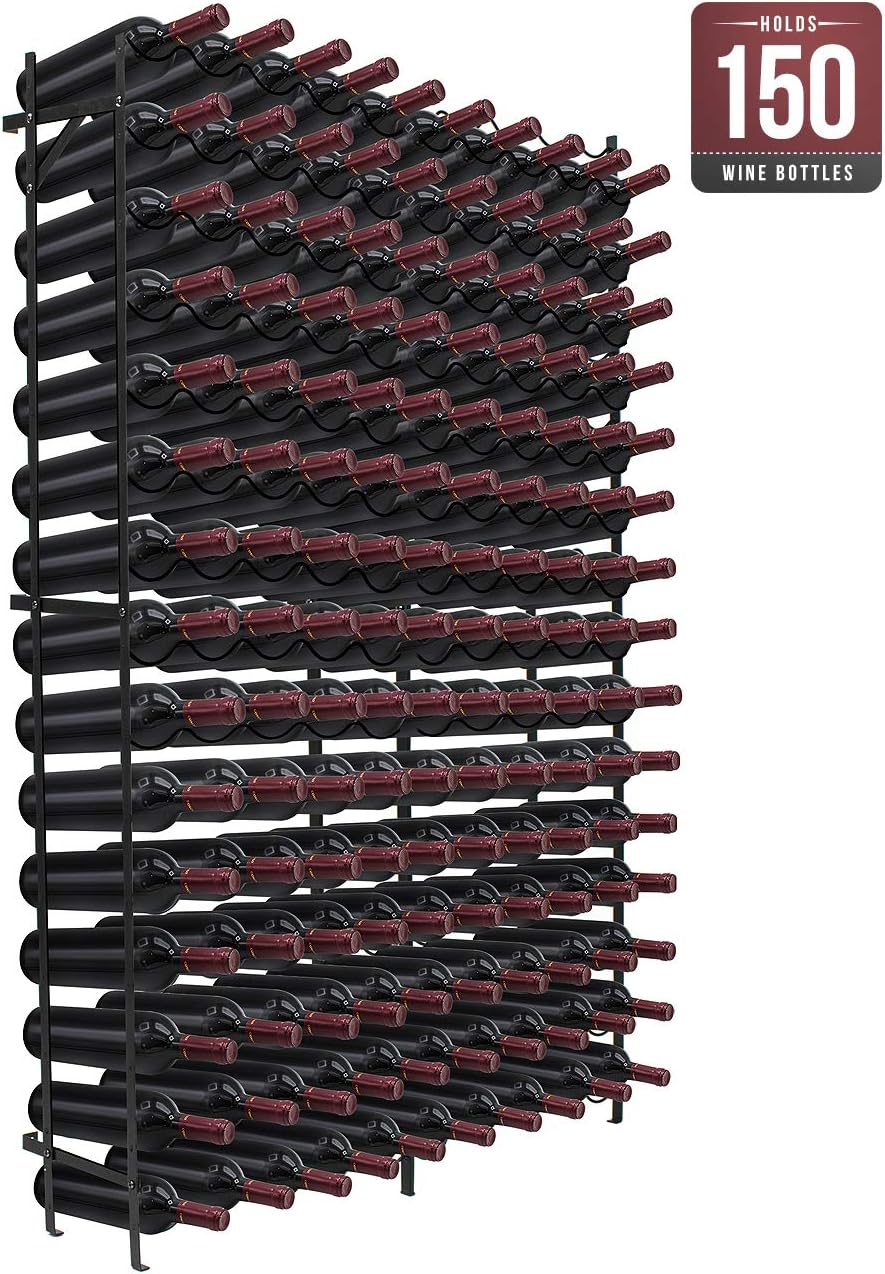Sorbus 15-Tier Freestanding Wine Rack - 150 Bottle Capacity 1