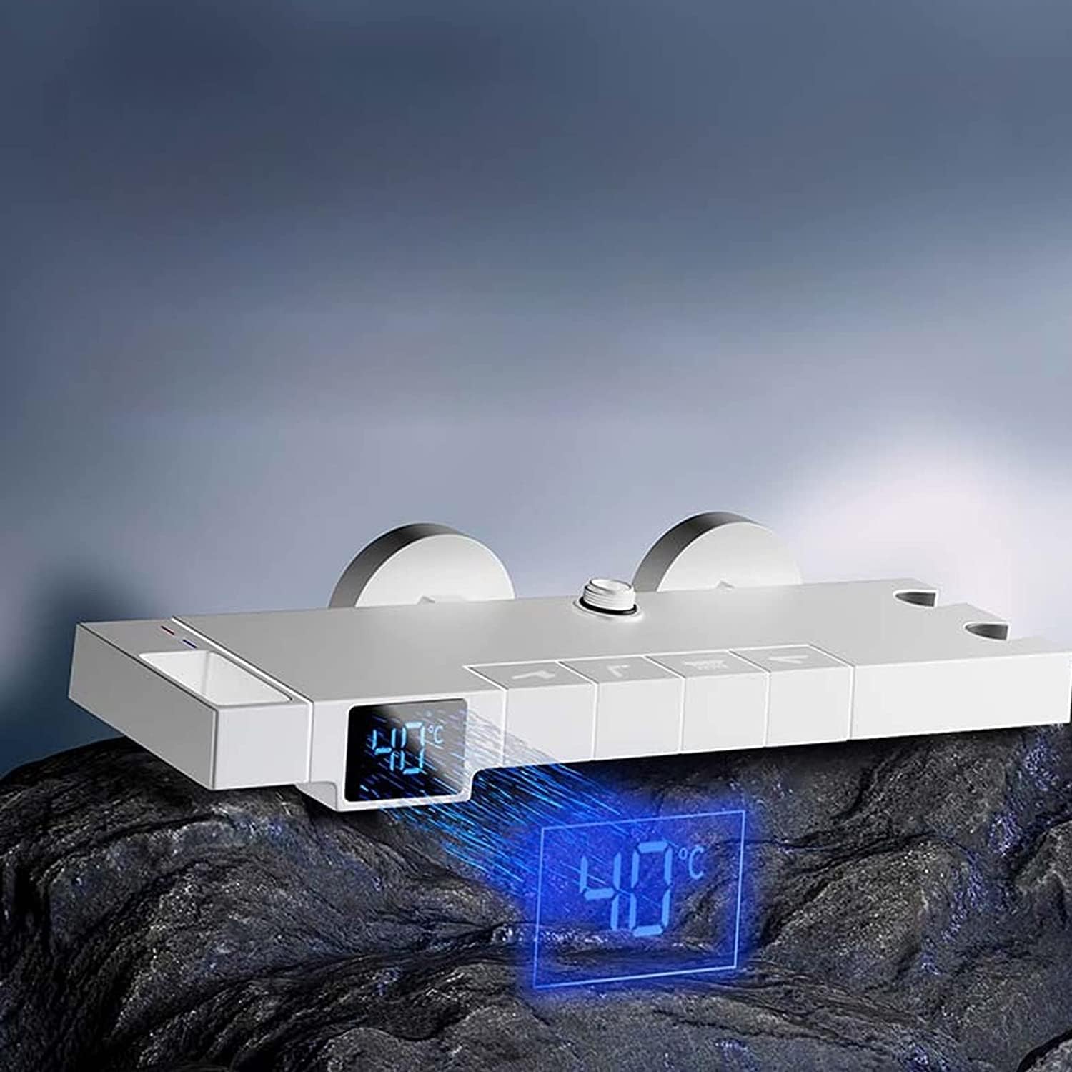 Thermostatic Shower Faucet Set with Temperature Display