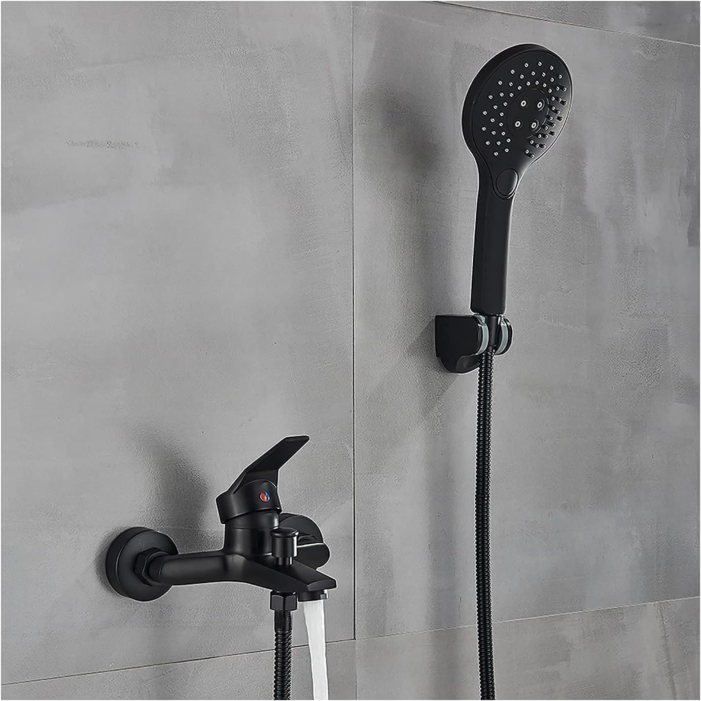 LASEVE Single Handle Tub Faucet with ABS Shower Head 1