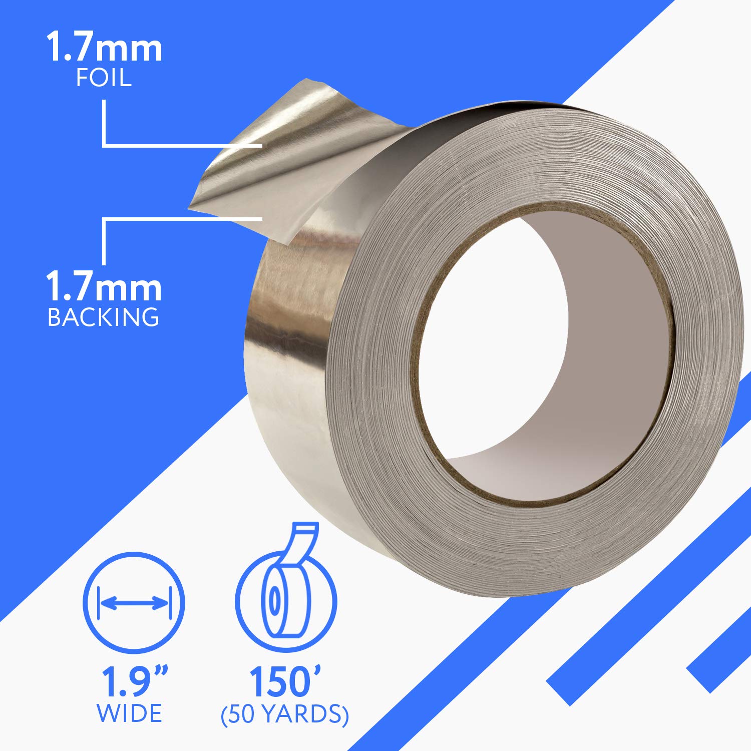 IMPRESA 2-Pack Duct Tape - 19 in x 150 ft - HVAC Insulation