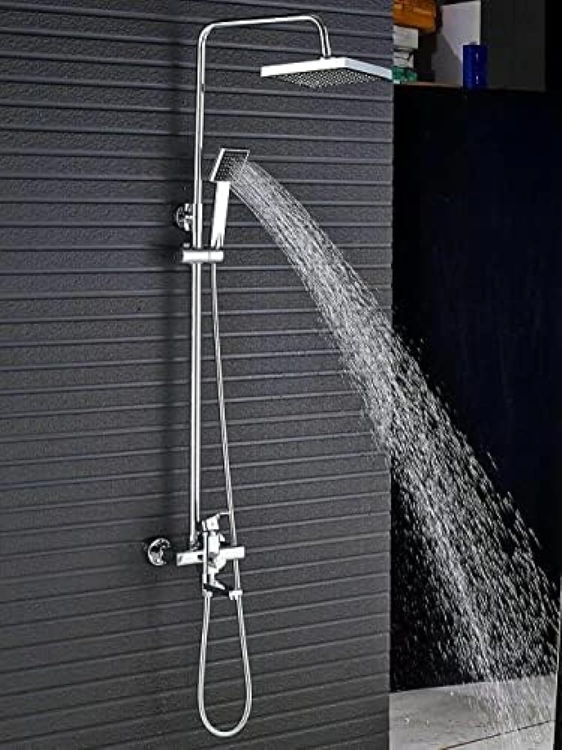 TECKI Rainfall Shower Faucet Trim System