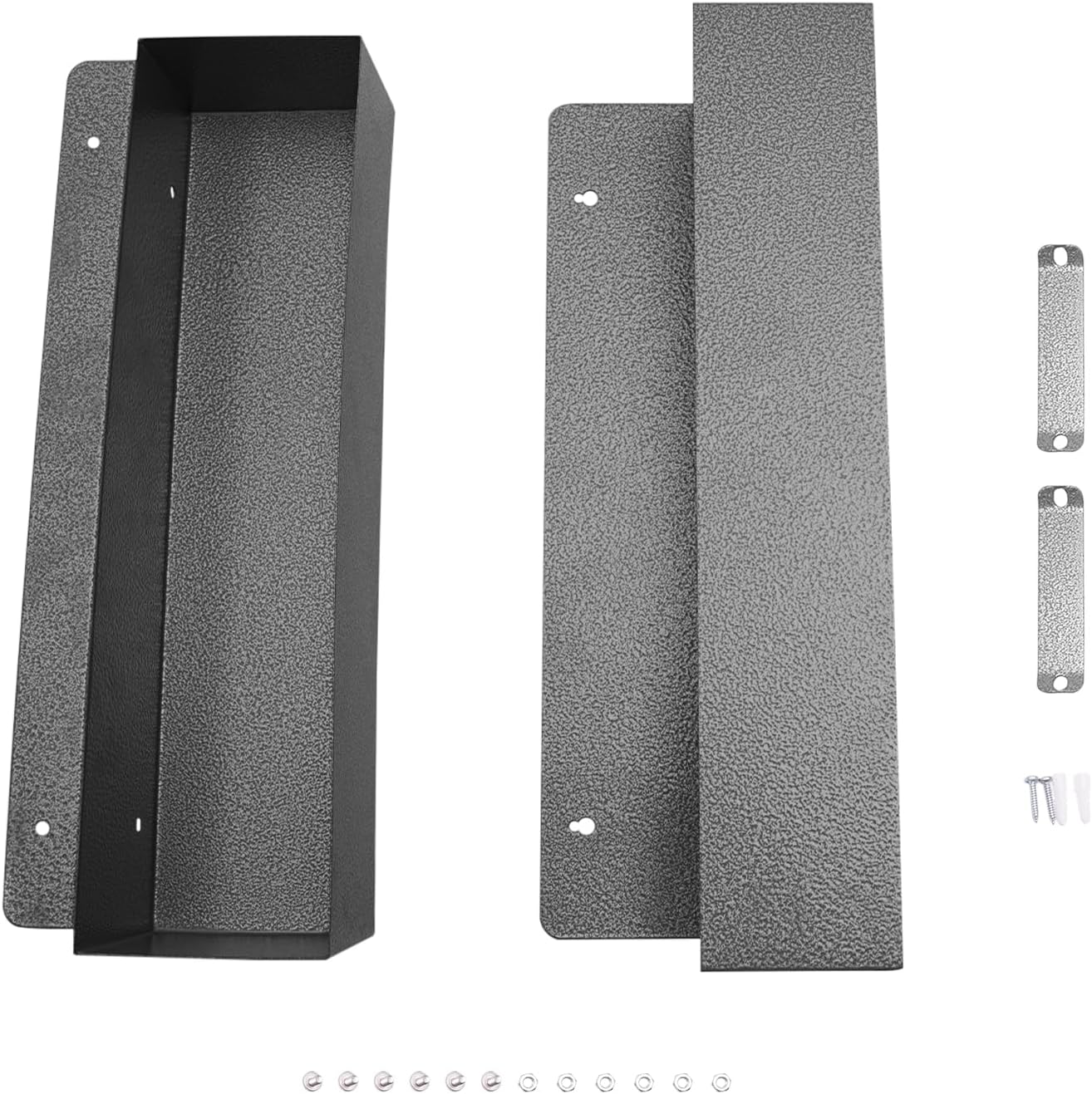 HOLMZCED 2 Tiers Wall Mounted Wine Rack