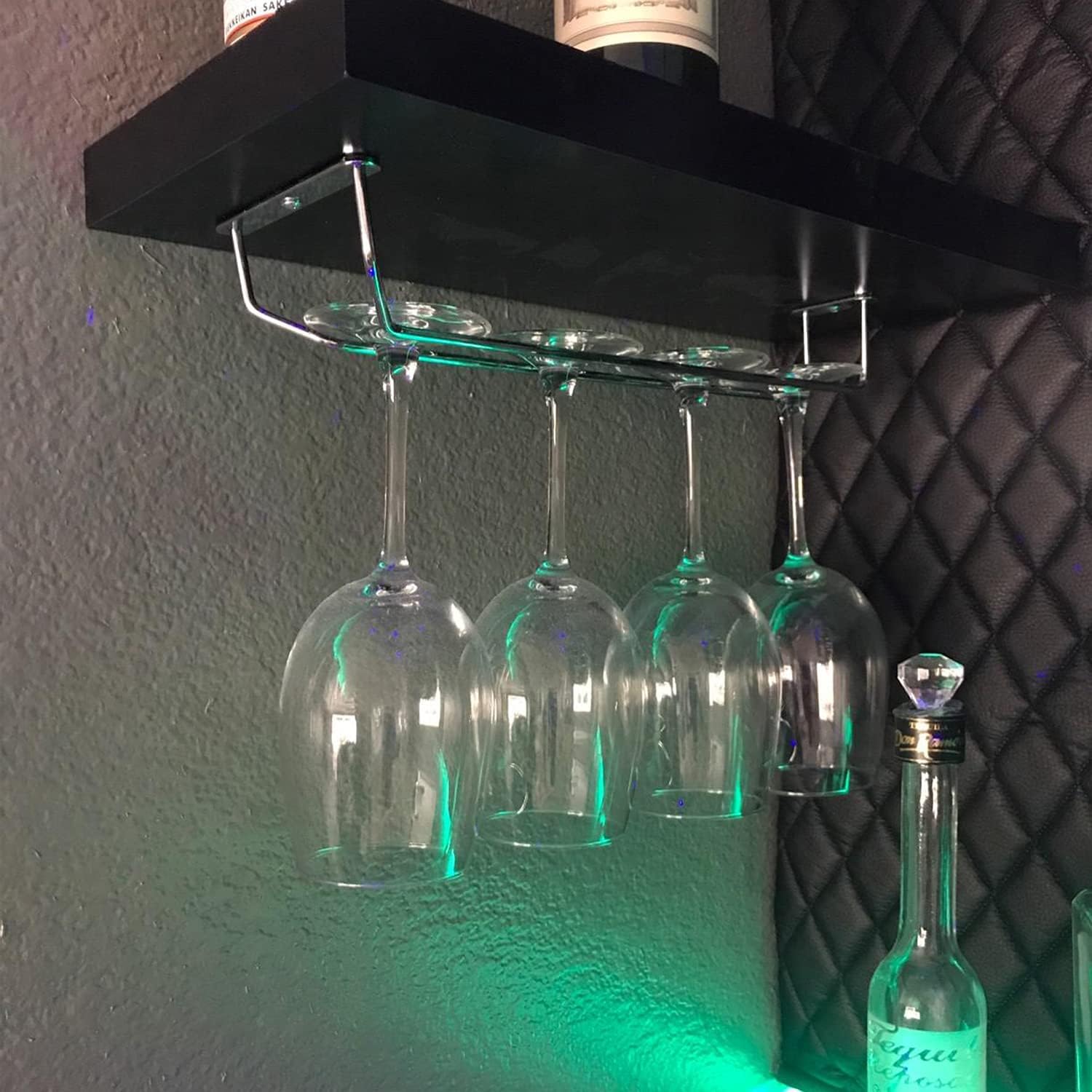 RedDreamer 14-Inch Stemware Rack Set of 2 Chrome Finish